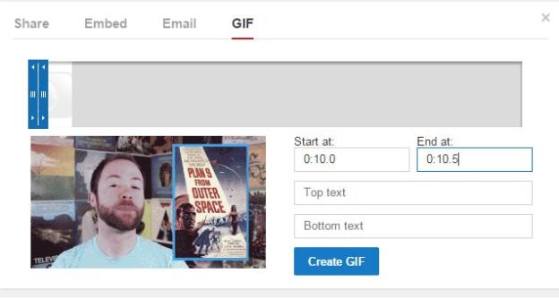 YouTube GIF Sharing Feature Being Trialled