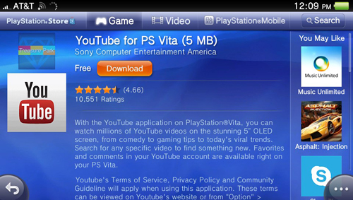 PlayStation Ends YouTube and Maps Support for PS Vita