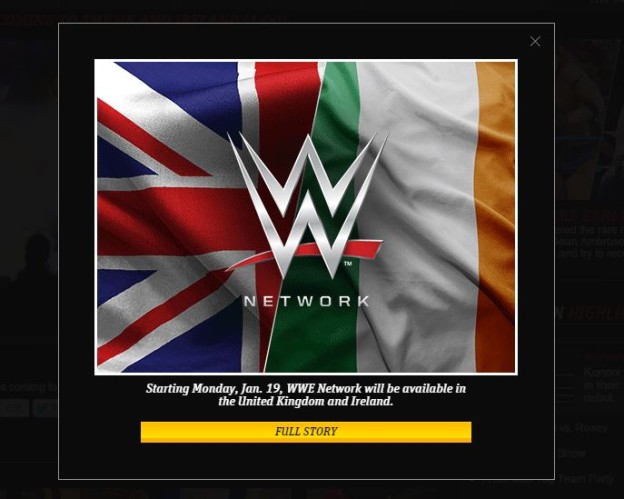 WWE Network Launching in the UK and Ireland in Jan