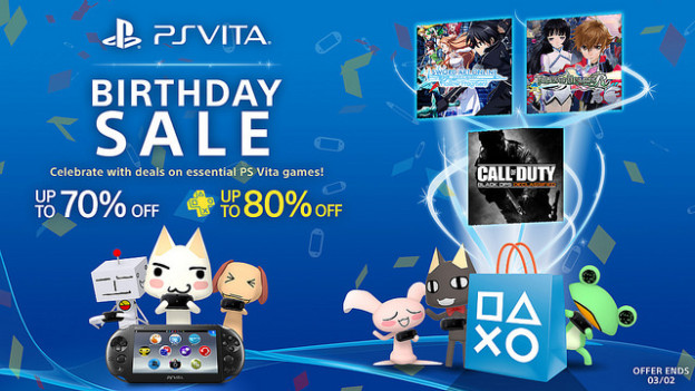 PS Vita Celebrates 3 Years with a Birthday Sale