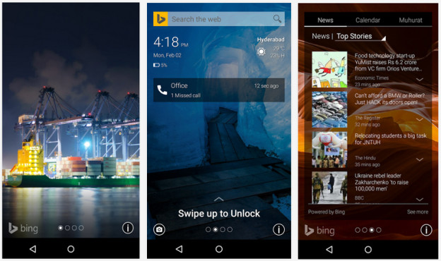 Microsoft Picturesque Brings Bing to Android Lock Screen