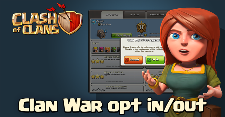 clash of clans clan war opt out