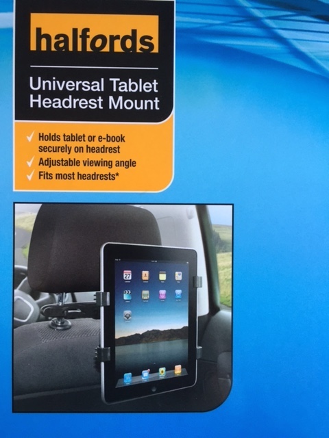 We test a Universal tablet car seat mount!