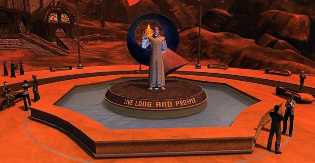 Star Trek Online adds Spock Statues in Memory of Leonard Nimoy
