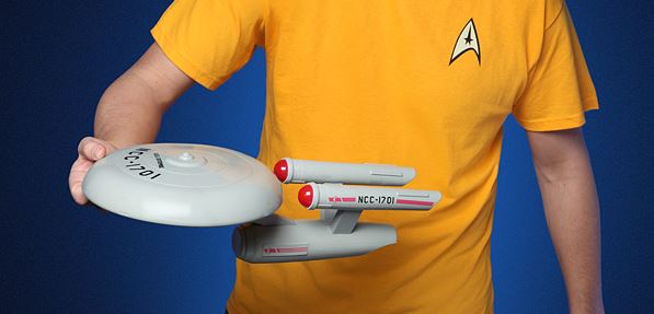 Star Trek U.S.S. Enterprise Flying Disc from Think Geek
