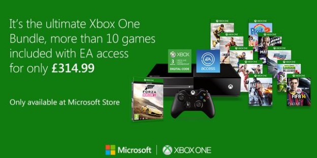 Xbox One with EA Access and 3 Months Xbox Live Bundle for £314.99