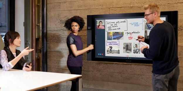 Microsoft’s 7 Foot Surface Hub Wall-Computer only $19,999