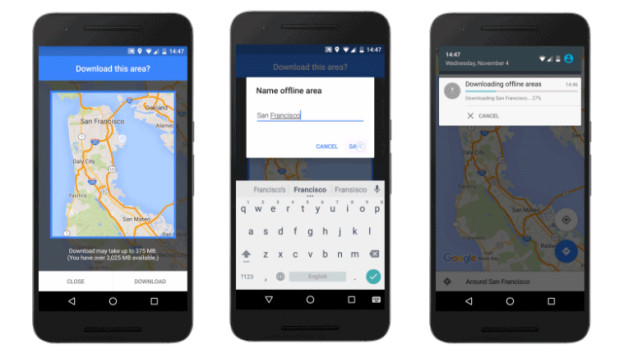 Google Maps Offline Mode Arrives on Android