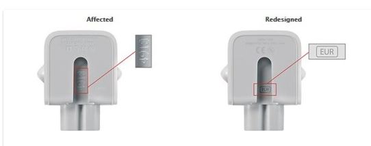Apple Recalls AC Wall Plugs Due to Safety Concern