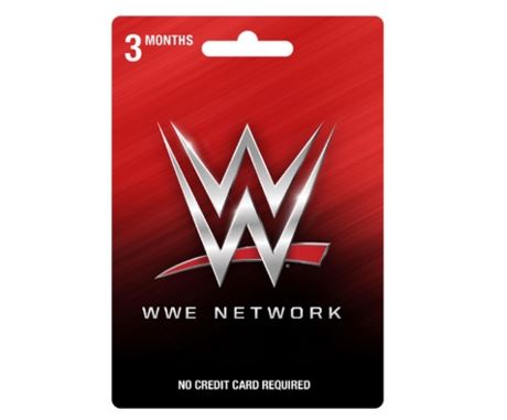 WWE Network Launches 3-Month Subscription Gift Card