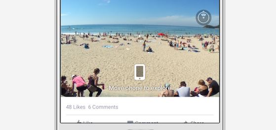 Facebook Users Can Soon Share 360 Degree Photos on the New Feed