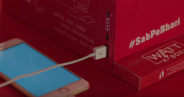 KFC India Launches “Watt a Box” Free USB Charger With Your Chicken and Chips