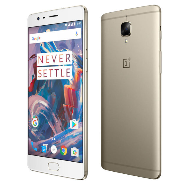OnePlus 3 Smartphone in Soft Gold Goes on Sale